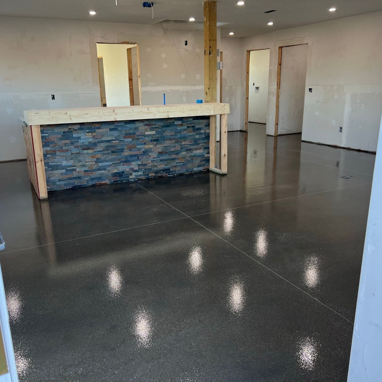 Basement bar area floor coating Missouri