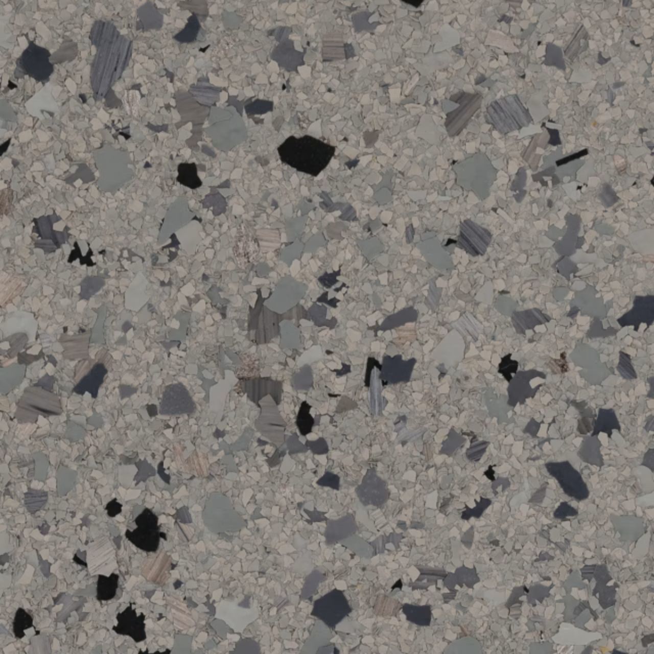 Epoxy flake color option 8 Missouri