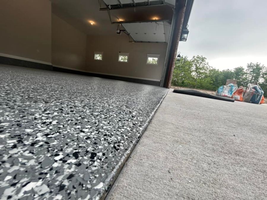 Epoxy garage floor coating Rogersville MO