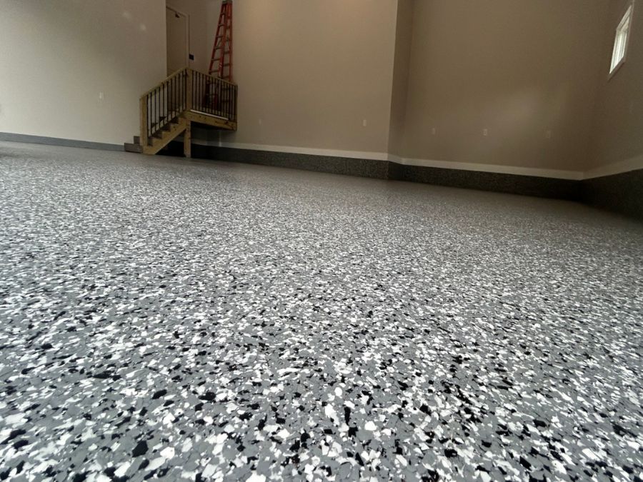 2-car garage epoxy floor Branson Missouri
